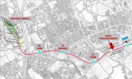 Milano, la M1 si allunga: inizia il prolungamento fino a Baggio