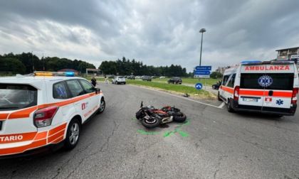 Schianto in moto ad Abbiategrasso: paura all’ora di punta sulla SS494
