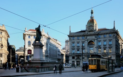 Da oggi, lunedì 15 settembre, i tram tornano in piazza Cordusio