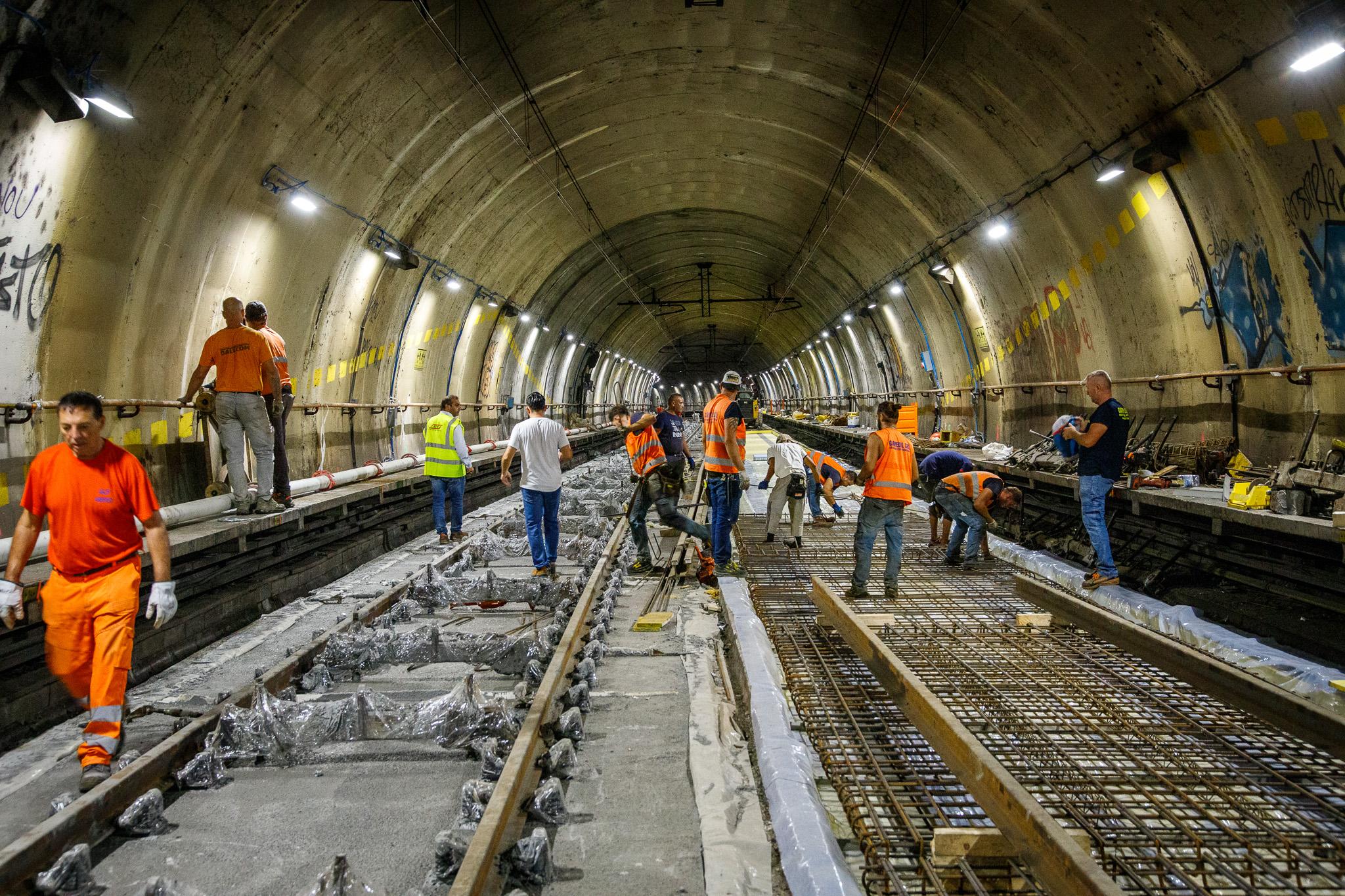 M2, ATM: ULTIMA SETTIMANA CANTIERE CADORNA-GARIBALDI (FOTO 5)