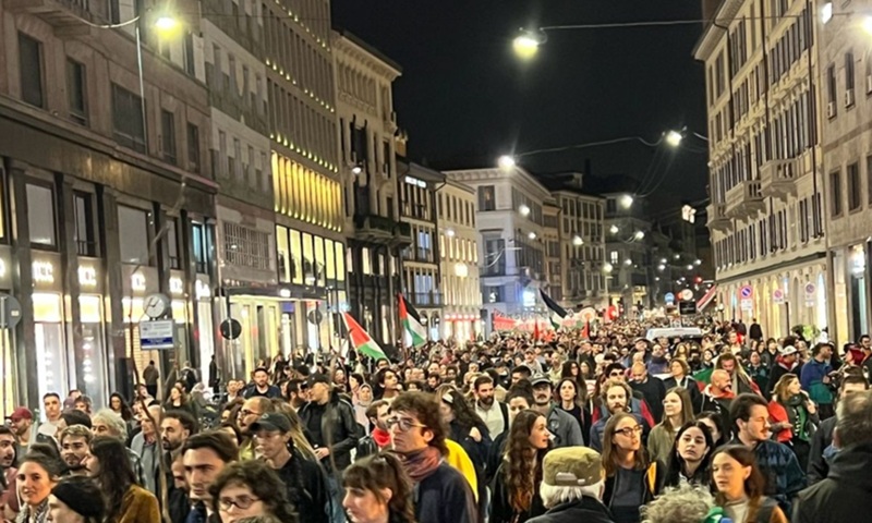 5mila manifestanti in corteo a Milano dopo l’assalto alla Flotilla che trasportava medici e farmaci