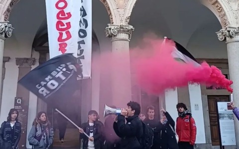 Occupata l’Università Statale di Milano: studenti in protesta per Gaza