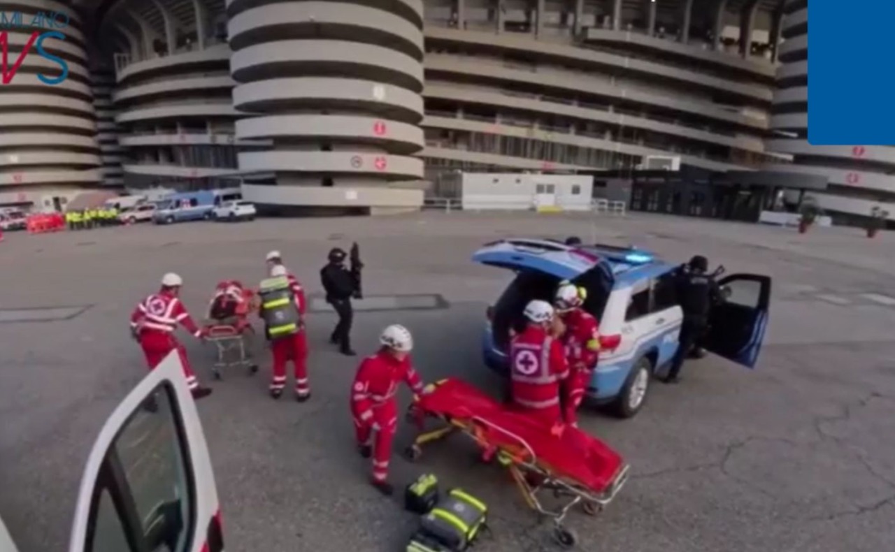 Olimpiadi Milano-Cortina 2026: Nocs in azione nella maxi esercitazione antiterrorismo allo stadio San Siro