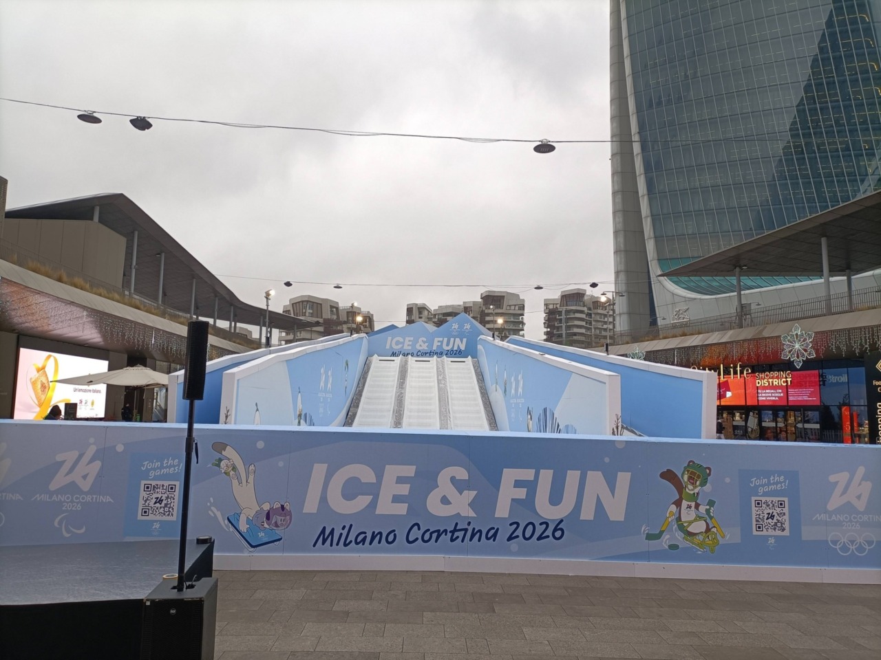 A CityLife apre Ice&Fun in vista di Milano Cortina 2026
