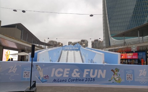 A CityLife apre Ice&Fun in vista di Milano Cortina 2026