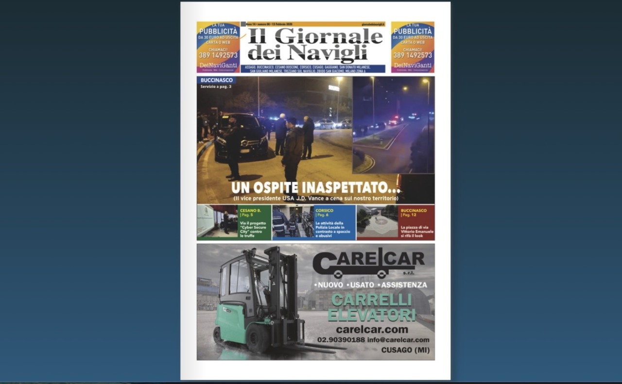 Puoi leggere qui il nuovo numero dell’edizione cartacea de Il Giornale dei Navigli online