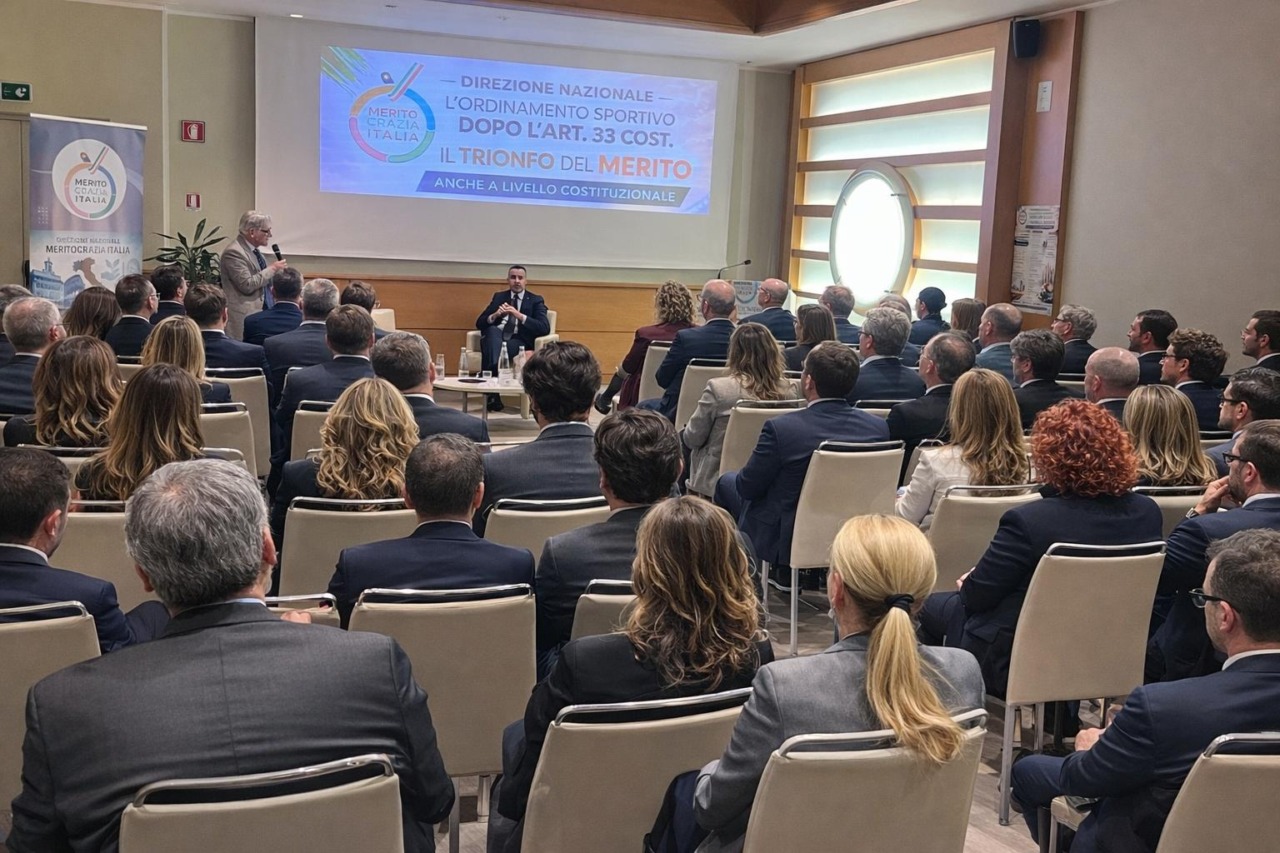 Meritocrazia Italia a Milano: sport e Costituzione al centro della prima Direzione Nazionale 2026