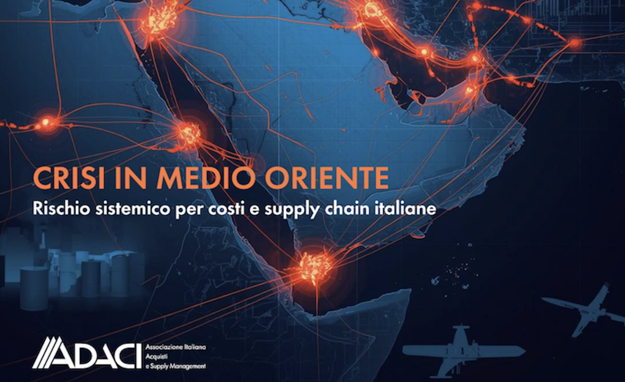 Crisi in Medio Oriente: rischio sistemico per costi e supply chain italiane