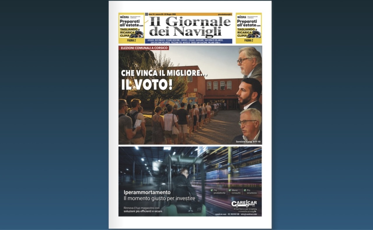Puoi leggere qui il nuovo numero dell’edizione cartacea de Il Giornale dei Navigli online