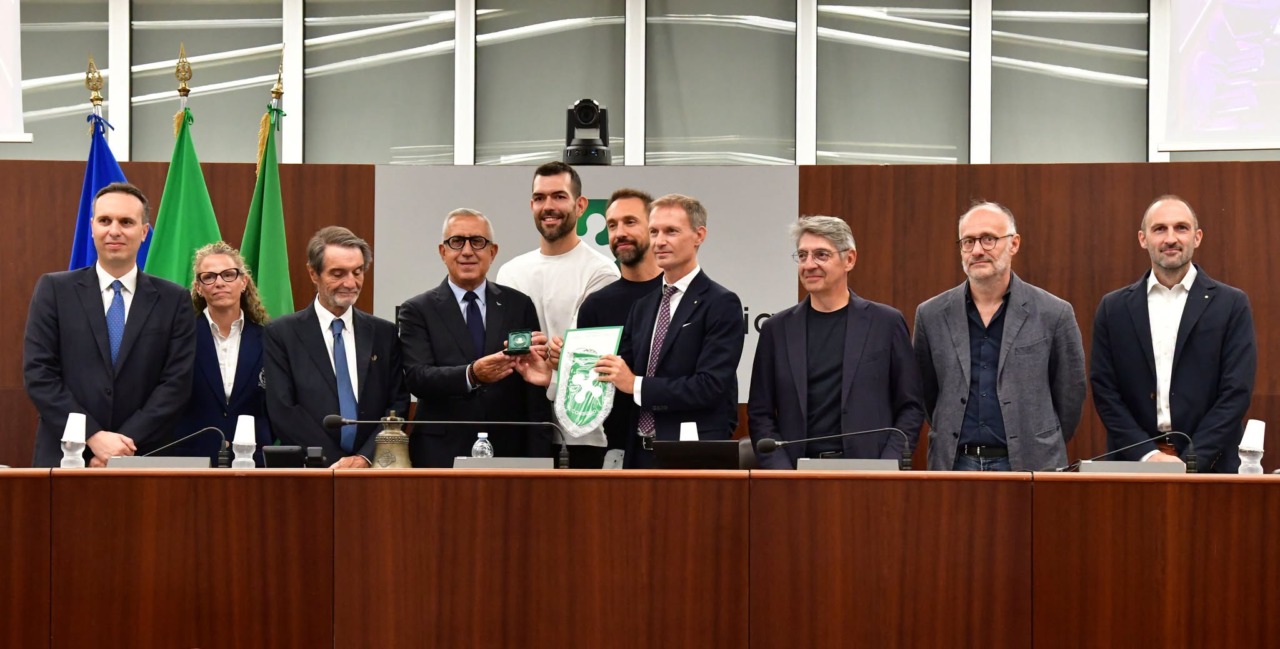 Olimpia Milano, il Triplete entra nell’Aula del Pirellone