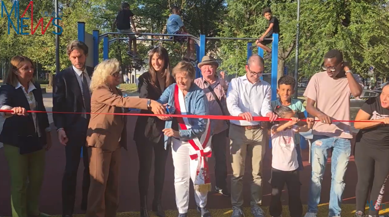 Sport e socialità, piazzale Selinunte cambia volto con la nuova palestra all’aperto