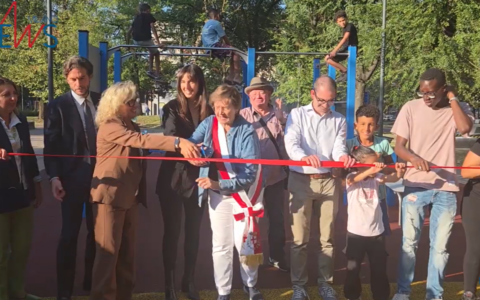 Sport e socialità, piazzale Selinunte cambia volto con la nuova palestra all’aperto