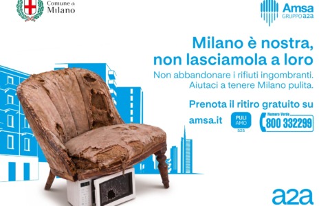 Rifiuti ingombranti, l’appello di Milano: “Non lasciamola a loro”